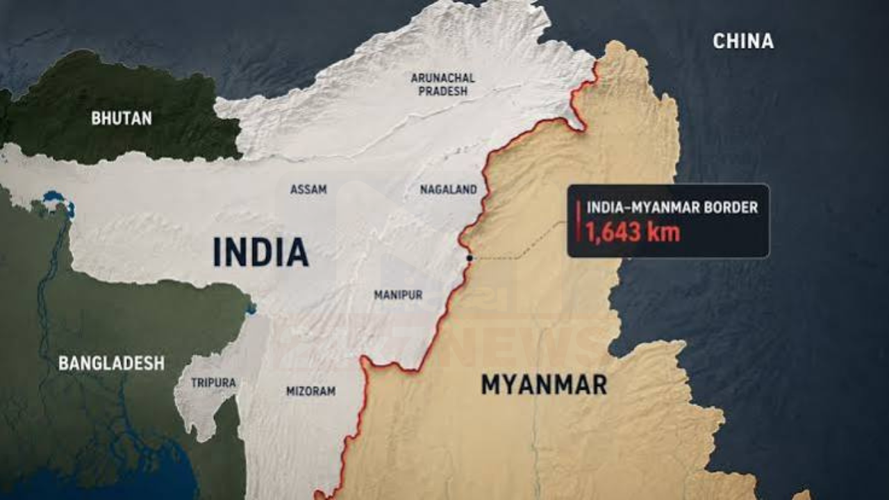 India Myanmar border