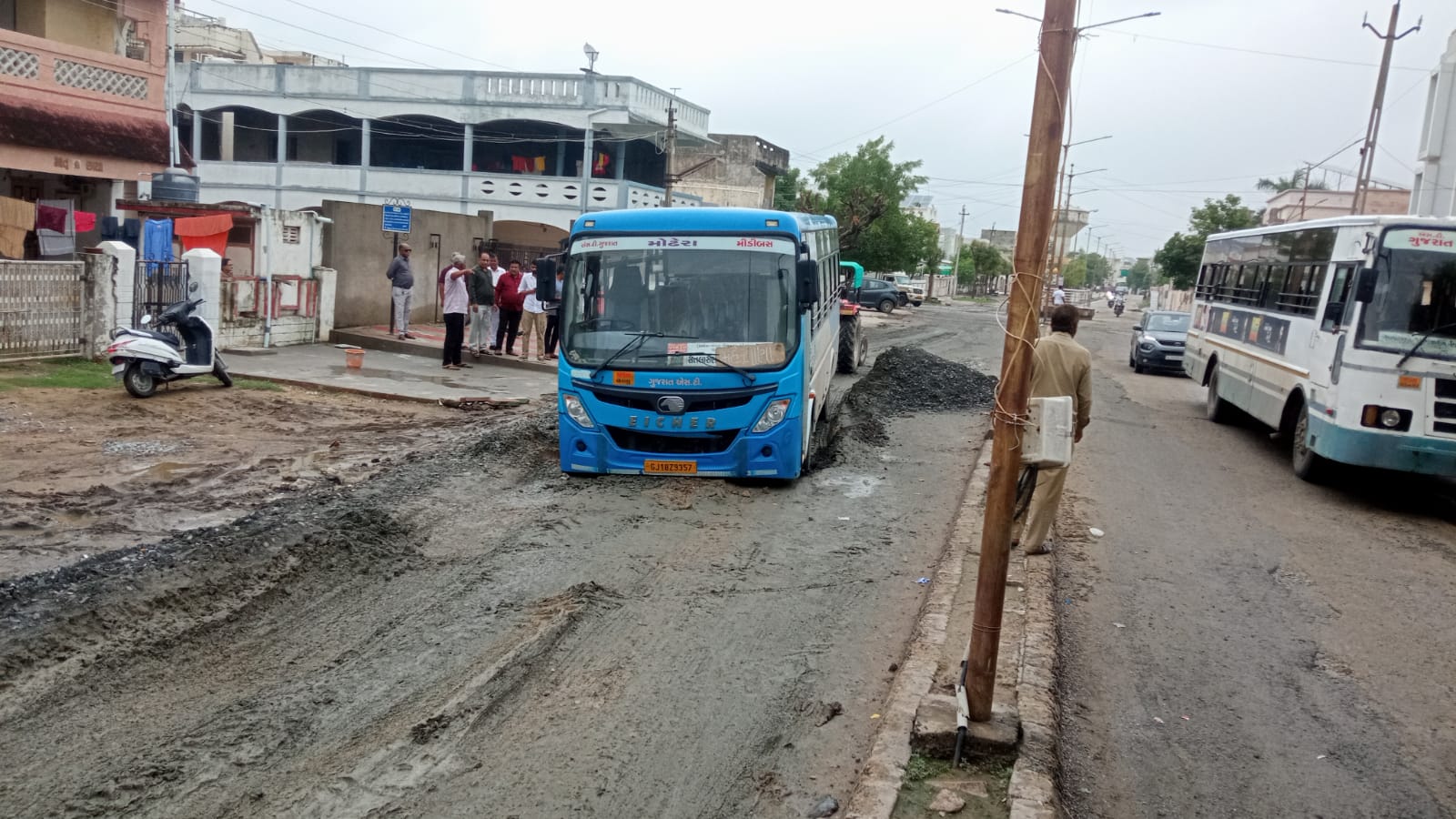 Infrastructure Damage: ગુજરાત વરસાદ વિકાસકામોની પોલ
