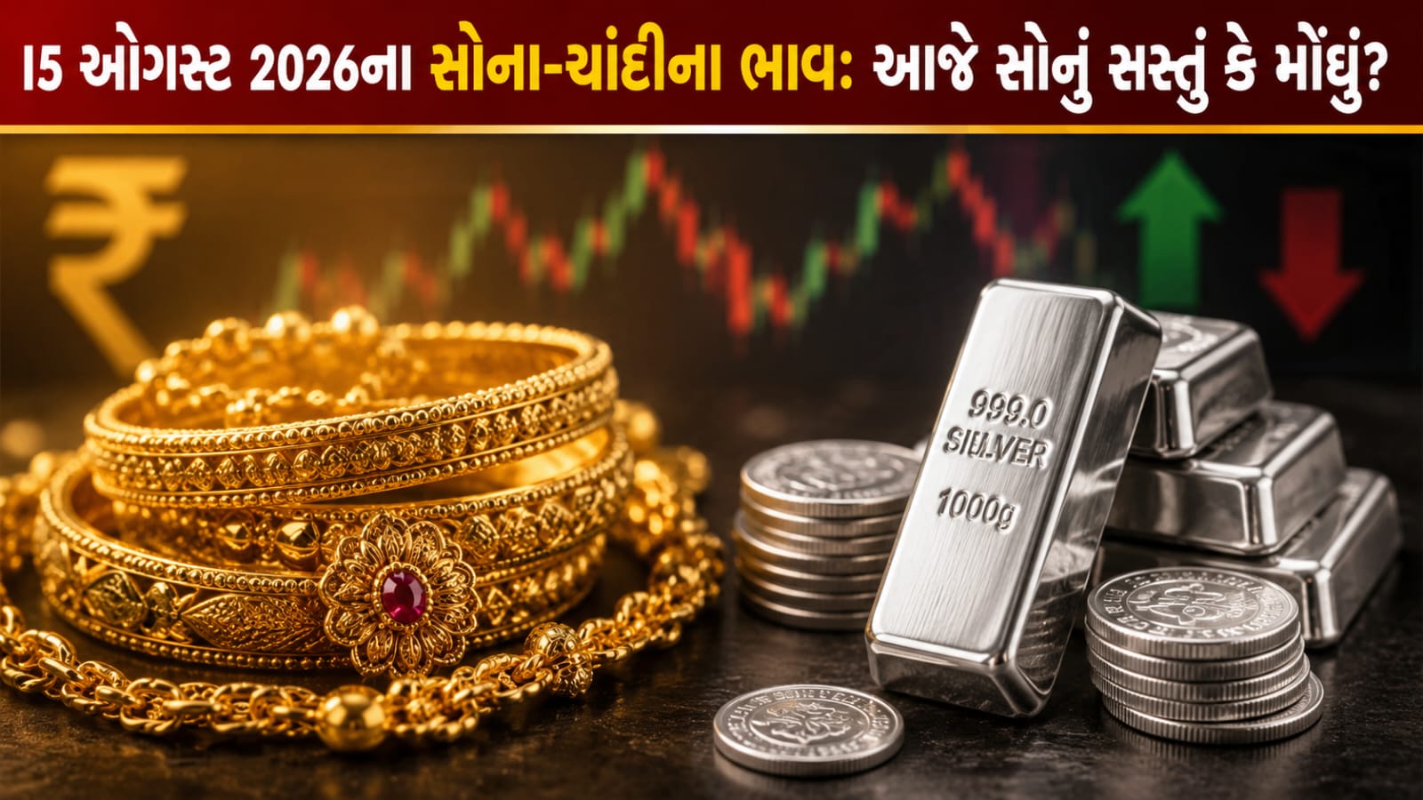 Gold Silver Price Today: 15 ઓગસ્ટના સોના-ચાંદીના ભાવ