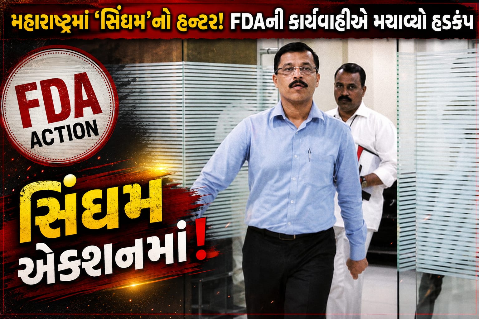 Maharashtra FDA Action: ‘સિંઘમ’નો હન્ટર, કેમ મચ્યો હડકંપ?
