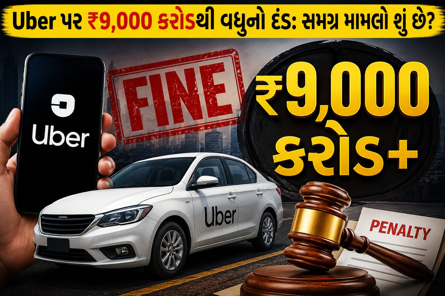 Uber Fine: Uber પર ₹9,000 કરોડથી વધુનો દંડ, જાણો સમગ્ર મામલો