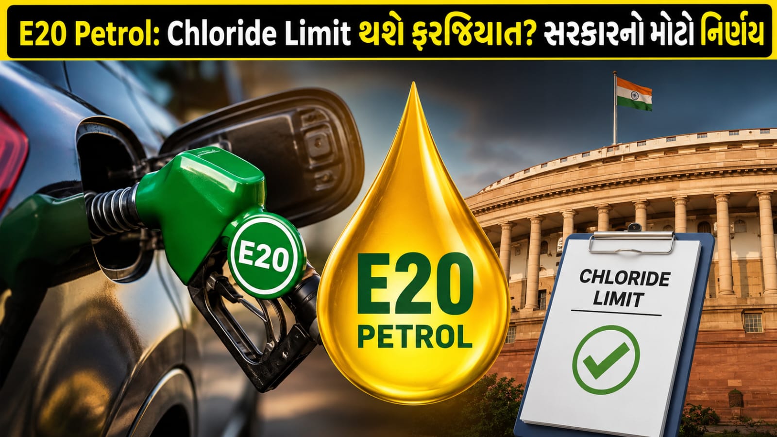 E20 Petrol Quality Rules: સરકારના નવા નિયમો તૈયાર