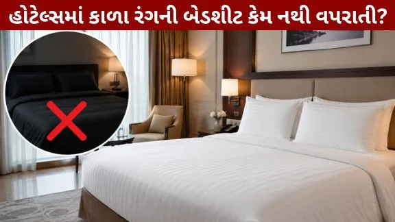Why are there no black bedsheets in hotel rooms