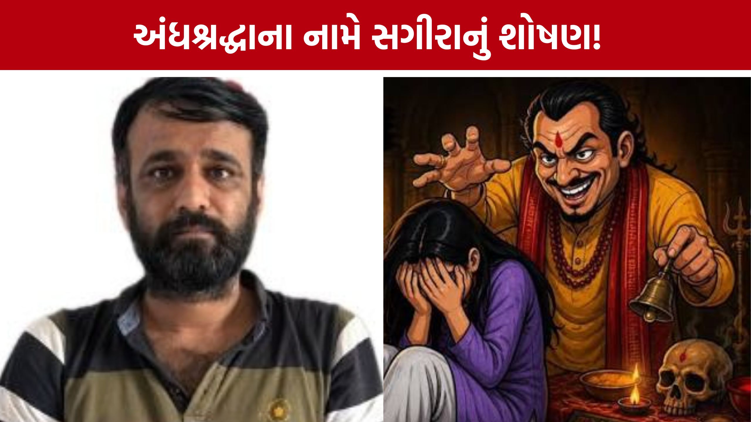Sola rape case: અંધશ્રદ્ધાના નામે સગીરા સાથે દુષ્કર્મનો આરોપ, તસવીરો વાયરલ થતાં પરિવારને જાણ