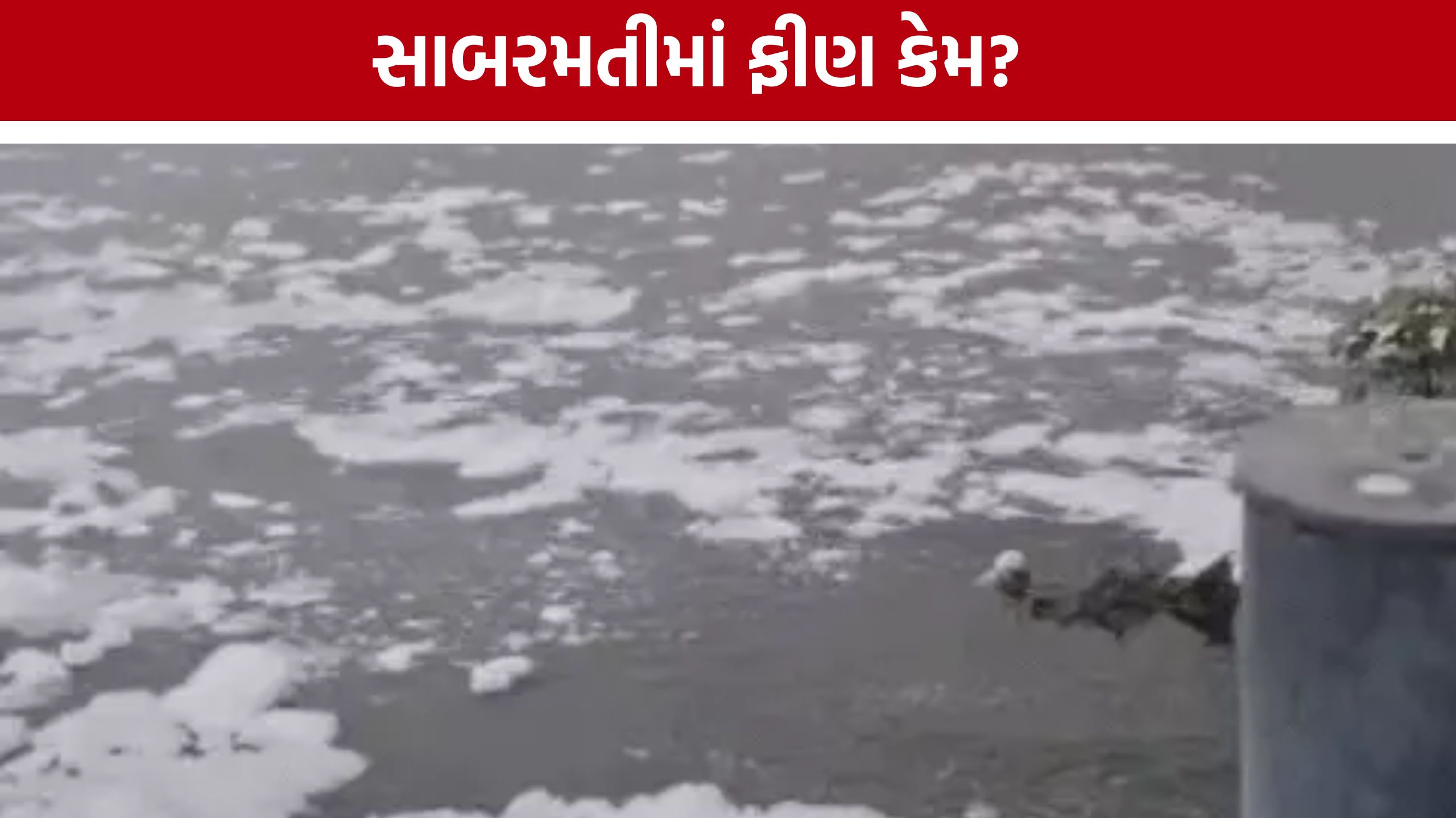 Sabarmati River Pollution: નદીમાં ફીણવાળું પાણી ક્યાંથી આવ્યું? ચેરમેનના સવાલ પર અધિકારીઓ બોલ્યા- તપાસ કરીશું