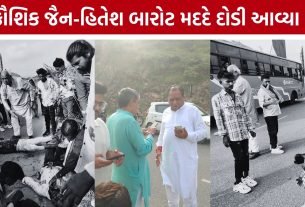 Ambaji Accident: મેયર હિતેશ બારોટ સહિત મિત્રોએ બચાવ કામગીરીમાં કરી મદદ