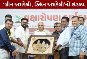 મુખ્યમંત્રીએ સાવરકુંડલા રોડ સ્થિત અમરેલી નગરપાલિકા સંચાલિત શેલ્ટર હાઉસ પટાંગણમાં વૃક્ષારોપણ (Tree Plantation) કરીને વધુમાં વધુ વૃક્ષોનું વાવેતર સાથે પ્રકૃતિ સંરક્ષણનો સંદેશ પ્રસરાવ્યો હતો