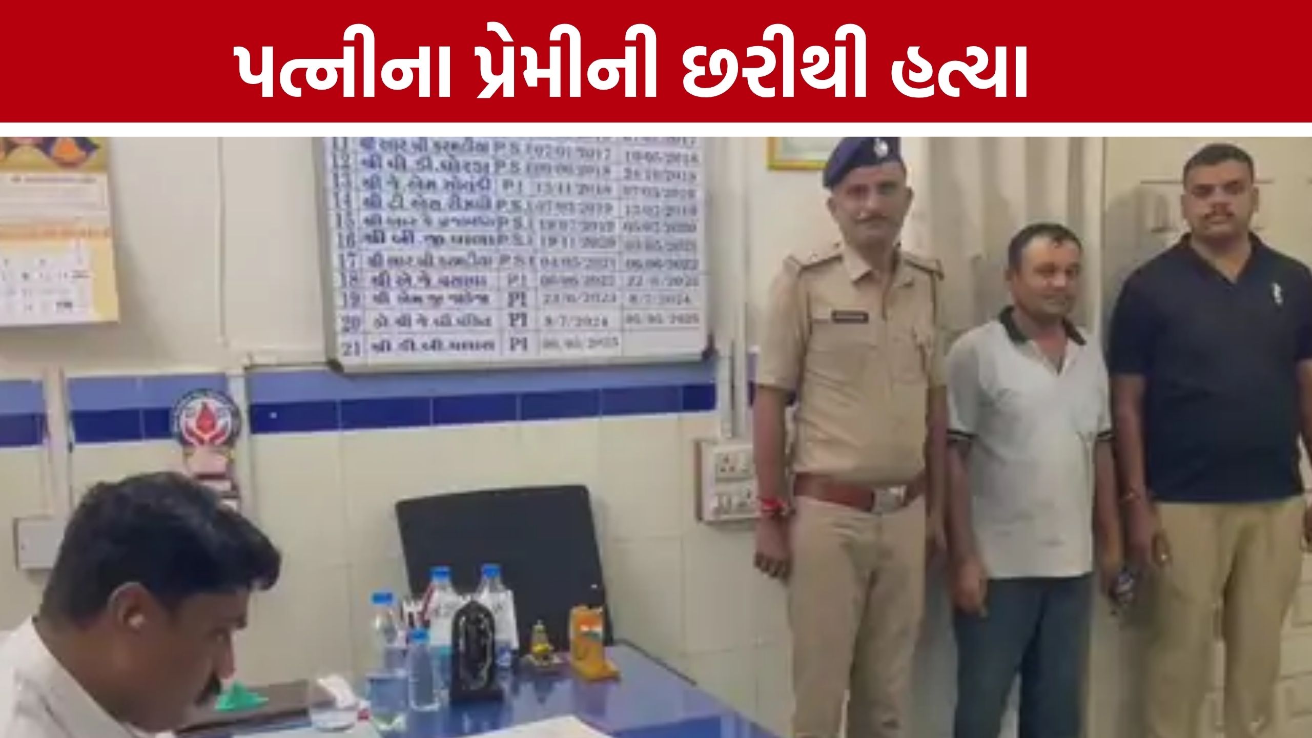 Botad Murder: પત્નીના પ્રેમીની હત્યાનો આરોપ, બોટાદ પોલીસે છના પરમારને ઝડપી લીધો