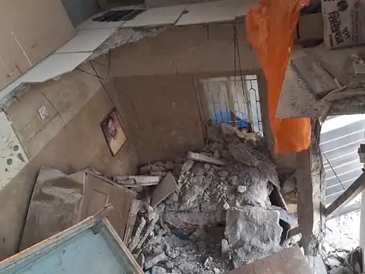 House Slab Collapse