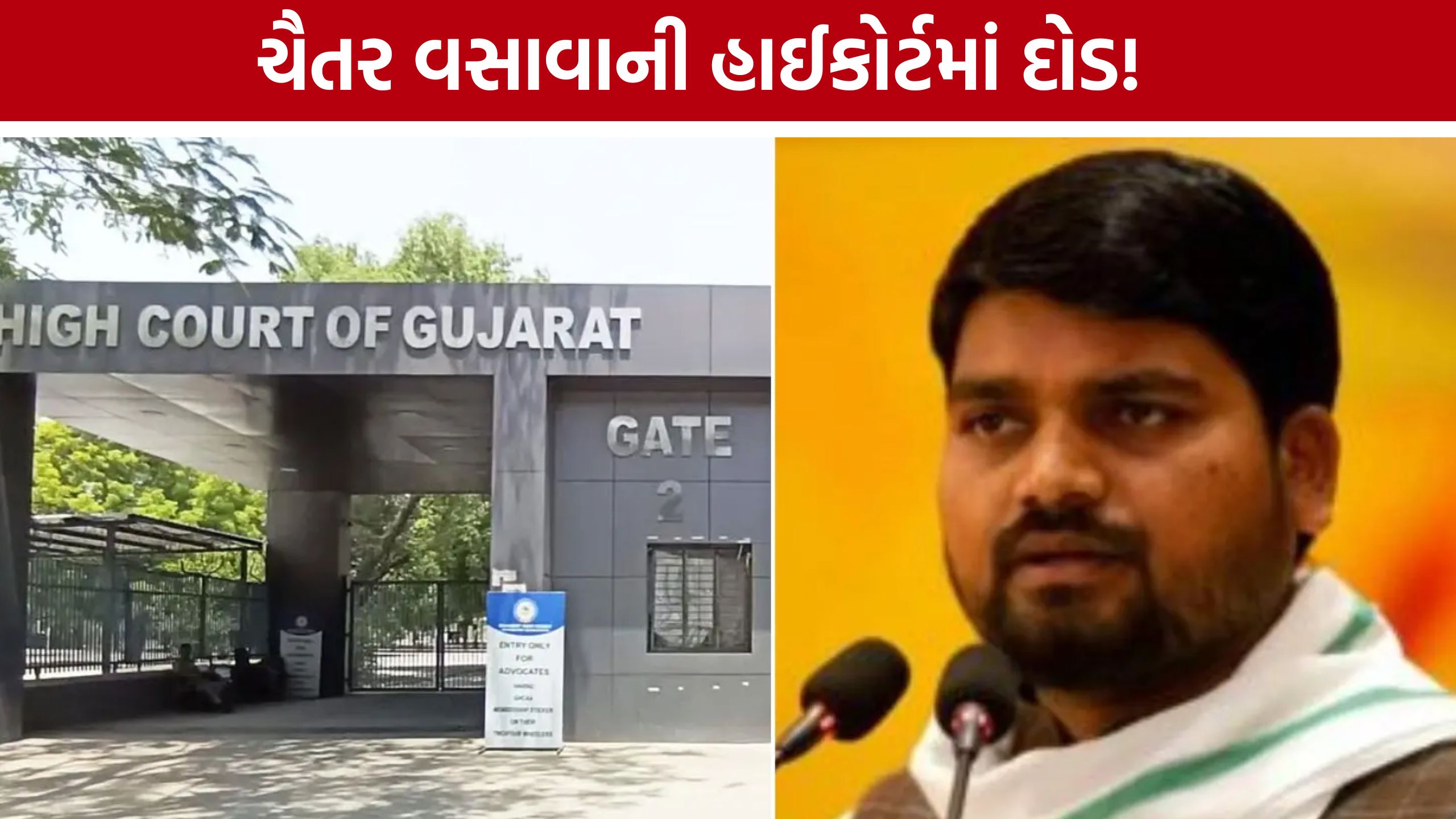 Chaitar Vasavaએ નર્મદા કોર્ટના ચુકાદા સામે હાઈકોર્ટમાં કરી અરજી