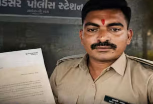ગુજરાત પોલીસ કોન્સ્ટેબલનું રાજીનામું અને 2029 સુધી ચંપલ નહીં પહેરવાનો સંકલ્પ