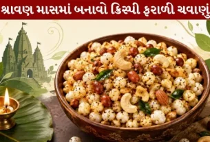 crispy Farali Chivda during Shravan month
