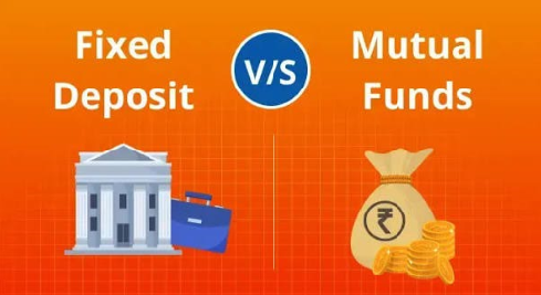 FD vs Mutual Fund રોકાણની સરખામણી દર્શાવતું ચિત્ર