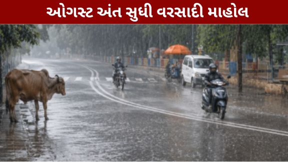ગુજરાતમાં વરસાદને લઈને હવામાન વિભાગે આગામી સાત દિવસ માટે મહત્વની આગાહી (Gujarat Rain Forecast)કરી છે