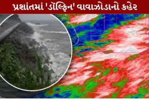 પશ્ચિમ પ્રશાંત મહાસાગરમાં સર્જાયેલું શક્તિશાળી 'ડૉલ્ફિન' (Dolphin) વાવાઝોડું (Dolphin Typhoon)જાપાનના દાઇતો અને રયુક્યુ ટાપુઓ તરફ ઝડપથી આગળ વધી રહ્યું છે