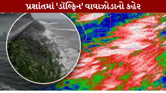 પશ્ચિમ પ્રશાંત મહાસાગરમાં સર્જાયેલું શક્તિશાળી 'ડૉલ્ફિન' (Dolphin) વાવાઝોડું (Dolphin Typhoon)જાપાનના દાઇતો અને રયુક્યુ ટાપુઓ તરફ ઝડપથી આગળ વધી રહ્યું છે
