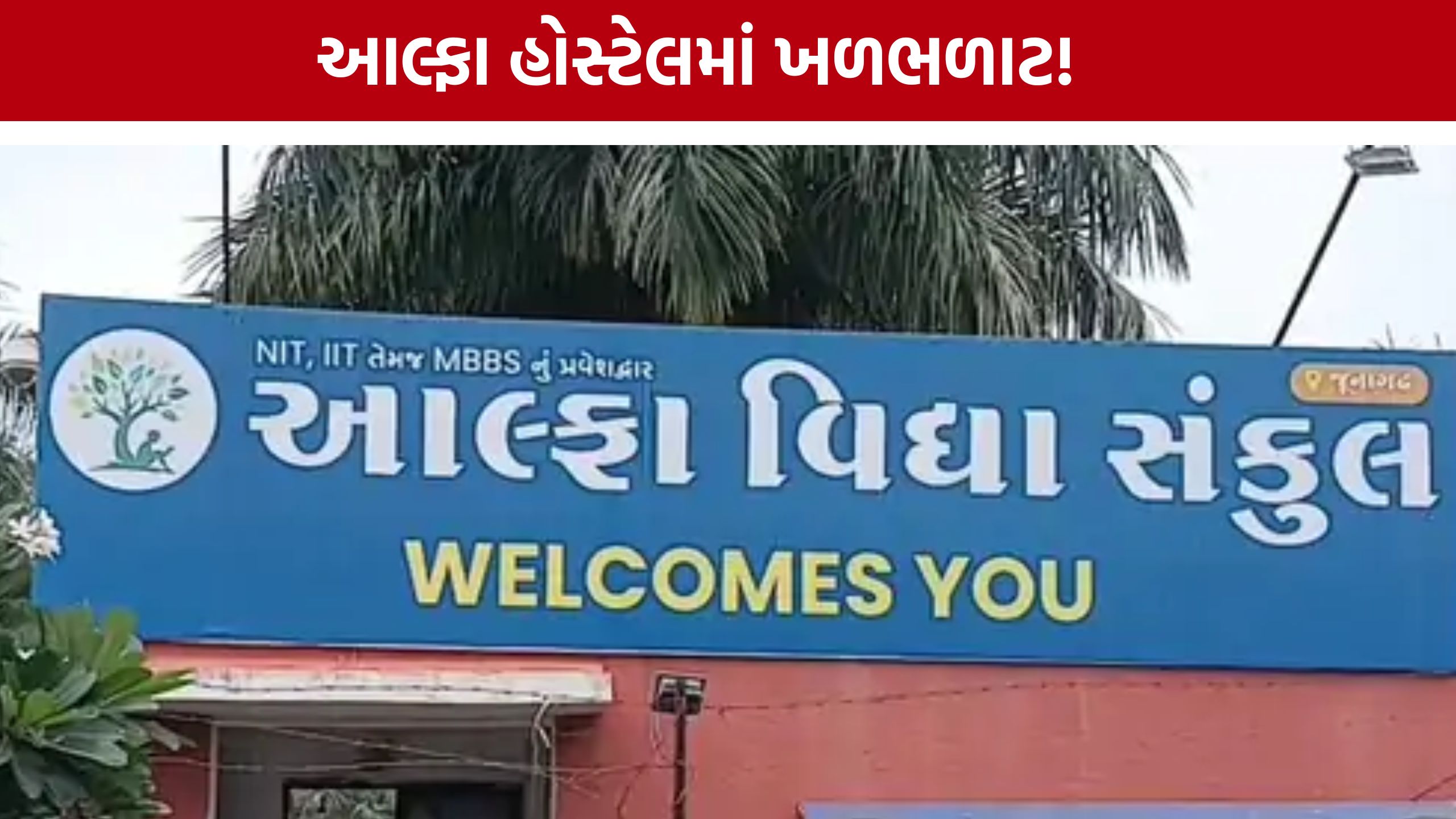 વિદ્યાર્થીઓની સુરક્ષા-સુવિધા પર સવાલ, Junagadh Alpha Vidya Sankul વિવાદમાં બંને પક્ષ સામસામે