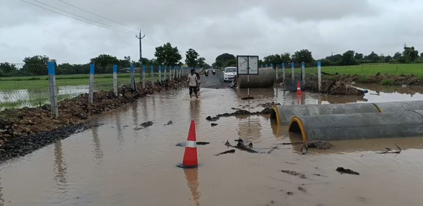 Infrastructure Damage: ગુજરાત વરસાદ વિકાસકામોની પોલ