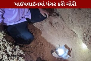 ગુજરાત ATS અને રાજસ્થાન પોલીસે HPCLની ક્રૂડ ઓઈલ પાઈપલાઈન (Crude Oil Pipeline)માંથી ગેરકાયદેસર રીતે ઓઈલ ચોરી કરતી આંતરરાજ્ય ગેંગનો પર્દાફાશ કર્યો છે.