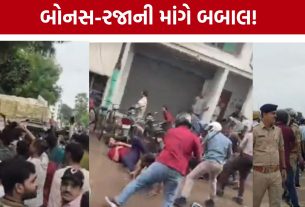 Embroidery Workers Protest,: બોનસ-રજાની માંગે સુરતમાં બબાલ: પોલીસ પર પથ્થરમારો, PCB જવાન ઈજાગ્રસ્ત
