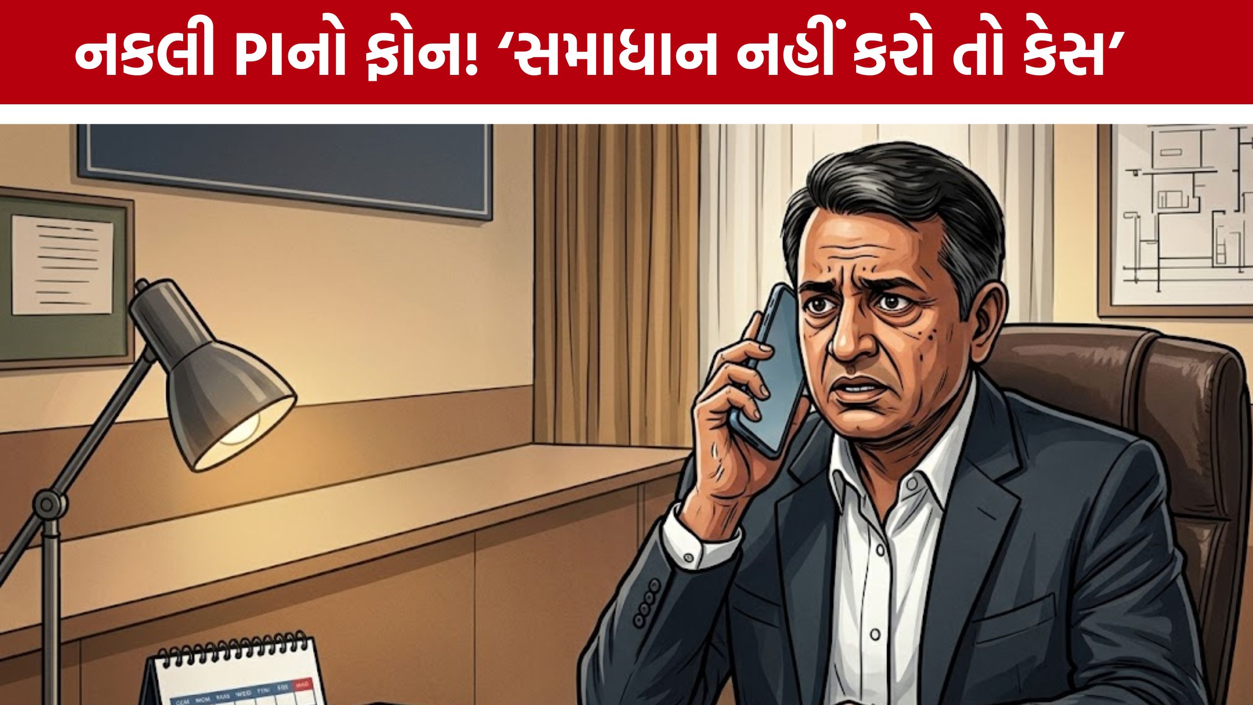 ‘સમાધાન નહીં કરો તો કેસ કરી દઈશ’, Fake CID Crime PIનો સુરતના બિલ્ડરને ફોન