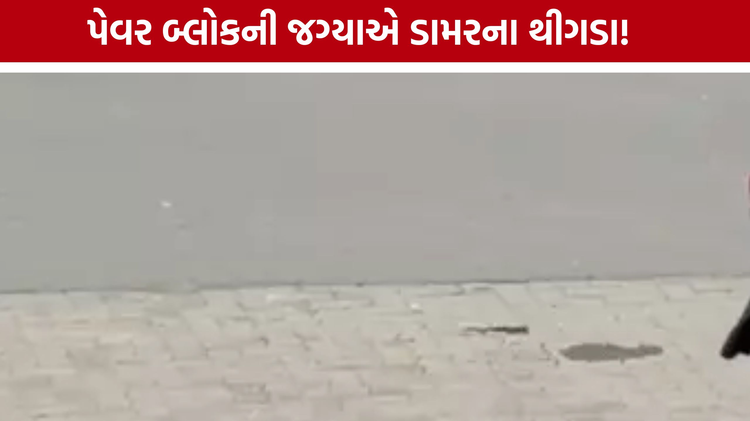 Pal Adajan Road Repair:કરોડોના CC રોડ પર ડામરનું પેચવર્ક! સુરત પાલિકાની કામગીરી ચર્ચામાં