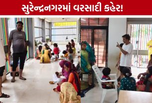 ભારે વરસાદ વચ્ચે Surendranagar Rescue Operation, ફાયર વિભાગે લોકોને સુરક્ષિત ખસેડ્યા