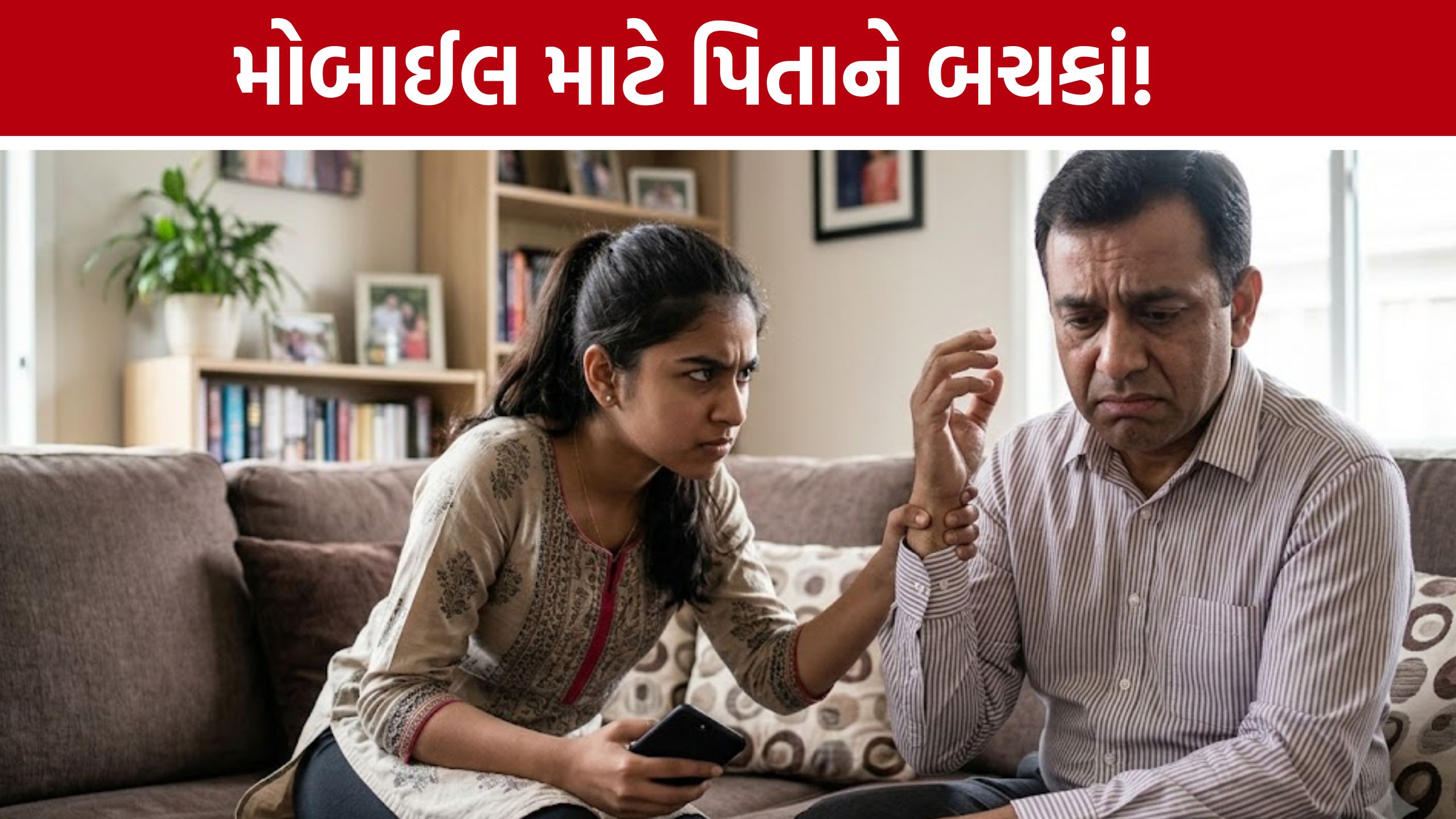Girl Mobile Addiction: રીલ્સના રવાડે ચઢેલી દીકરી, મોબાઈલ લીધો તો પિતાને બચકાં ભર્યા; અભયમ પહોંચી