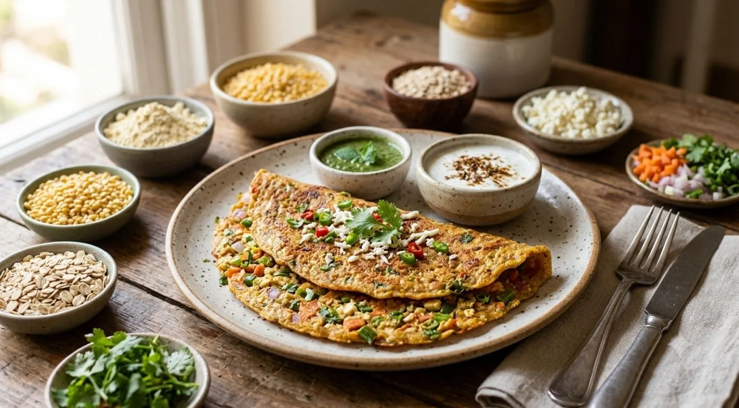 હાઇ પ્રોટીન ચીલા બનાવવાની સામગ્રી