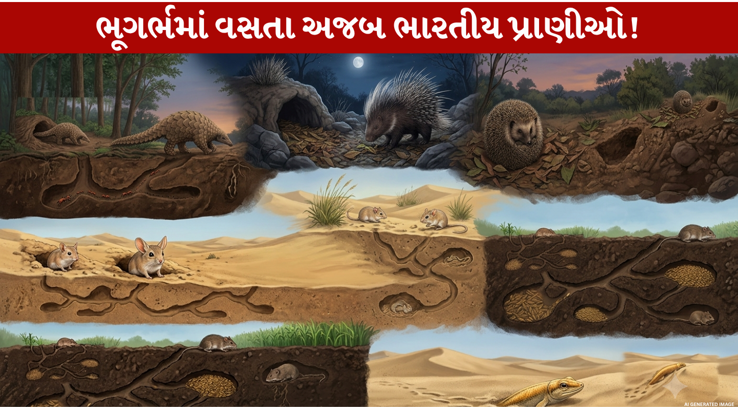 Animals...Discover કરો એવા 6 Amazing પ્રાણીઓને... જે ભૂગર્ભમાં જ જીવન વિતાવે છે!