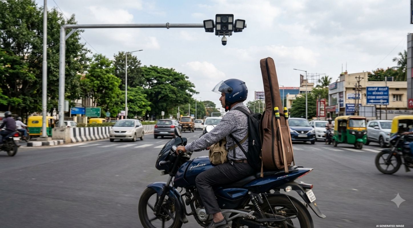 Bengaluru Traffic Challan Incident