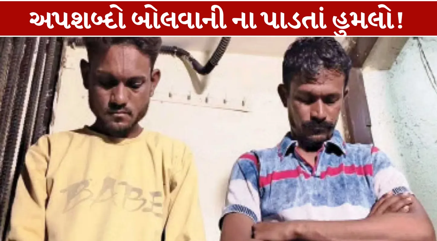 Bhavnagar Three people attacked with a knife