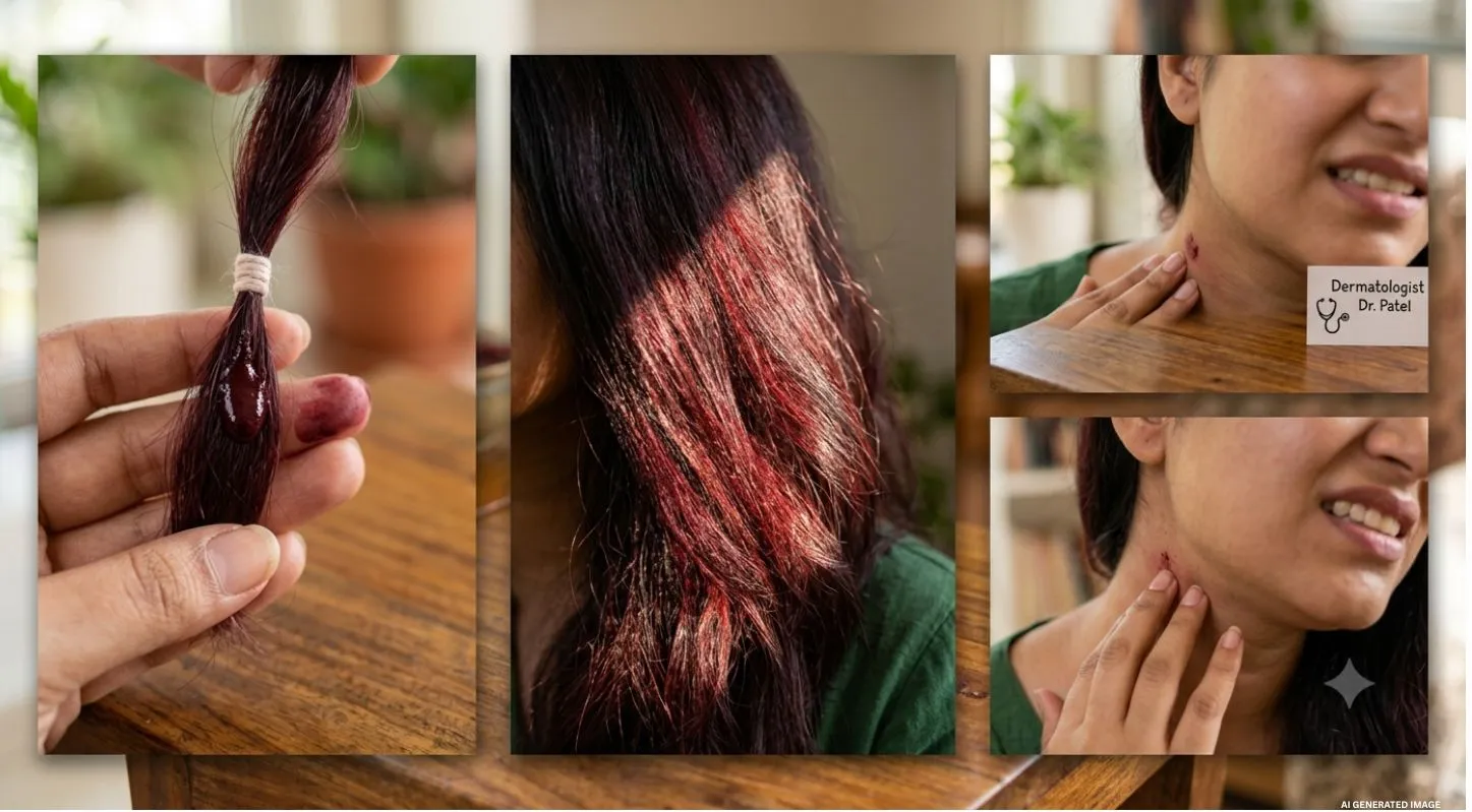 Burgundy Hair Mask લગાવતા પહેલા સાવધાની