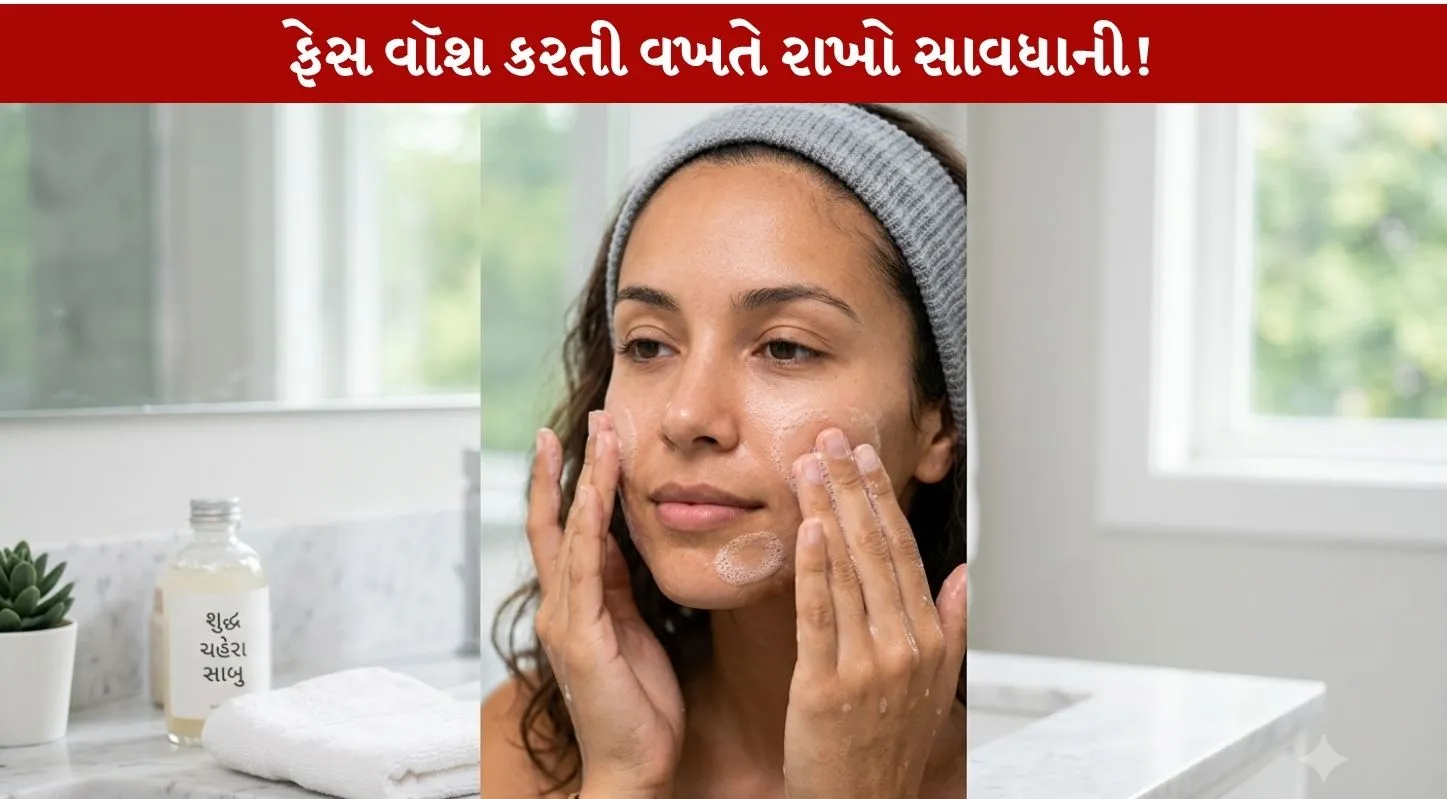Face Wash લગાવતા પહેલા આ 6 ભૂલો ન કરવી!