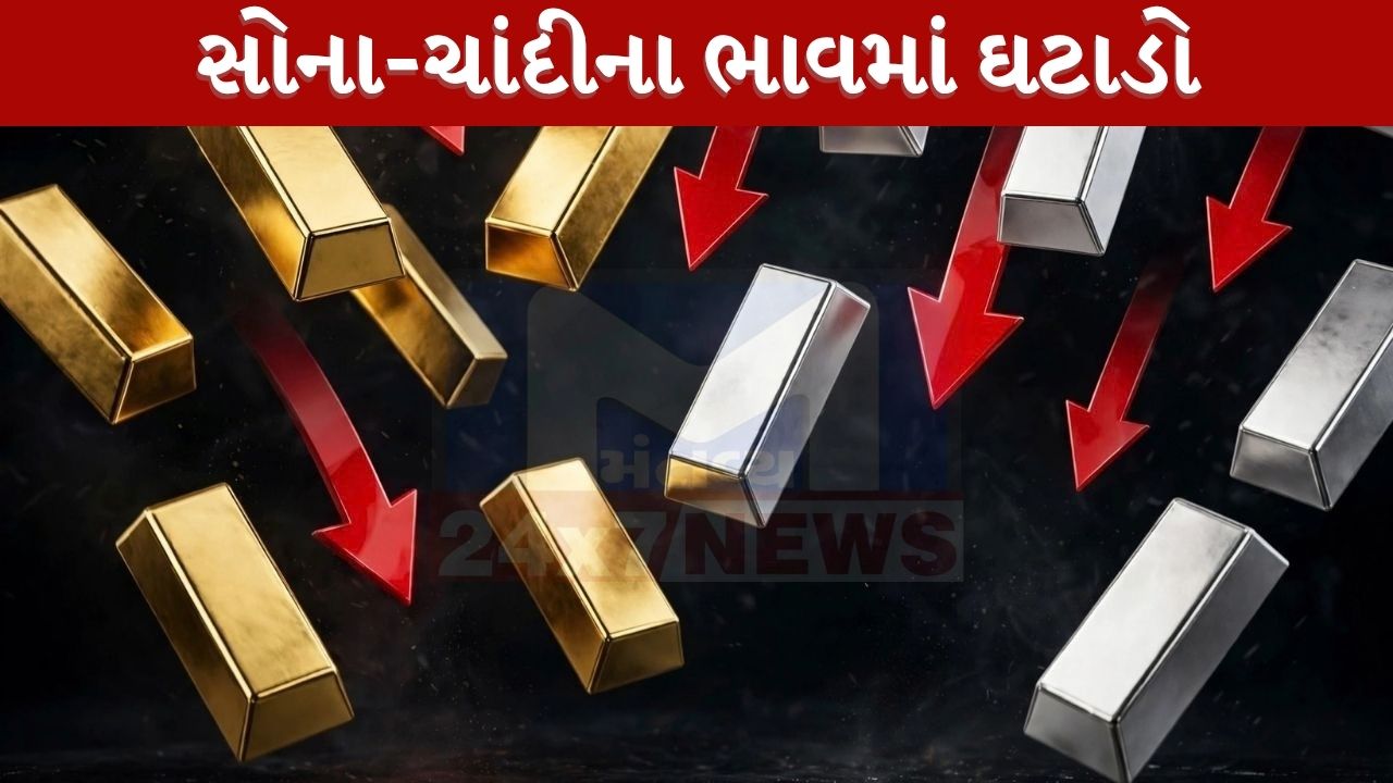 Drop in gold and silver prices today