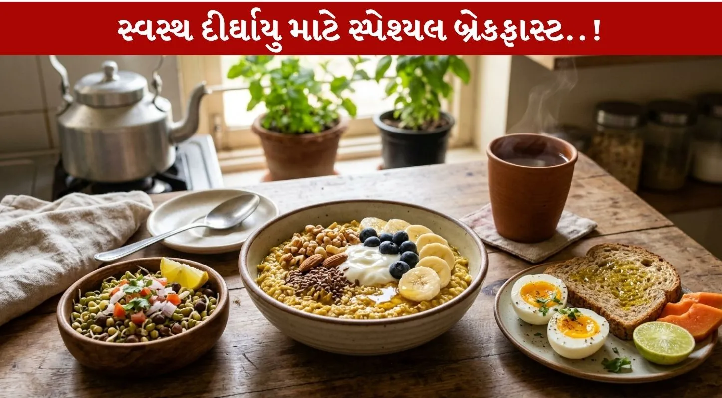 Healthy Breakfast ખાઓ અને લાંબુ સ્વસ્થ જીવન જીવો..!