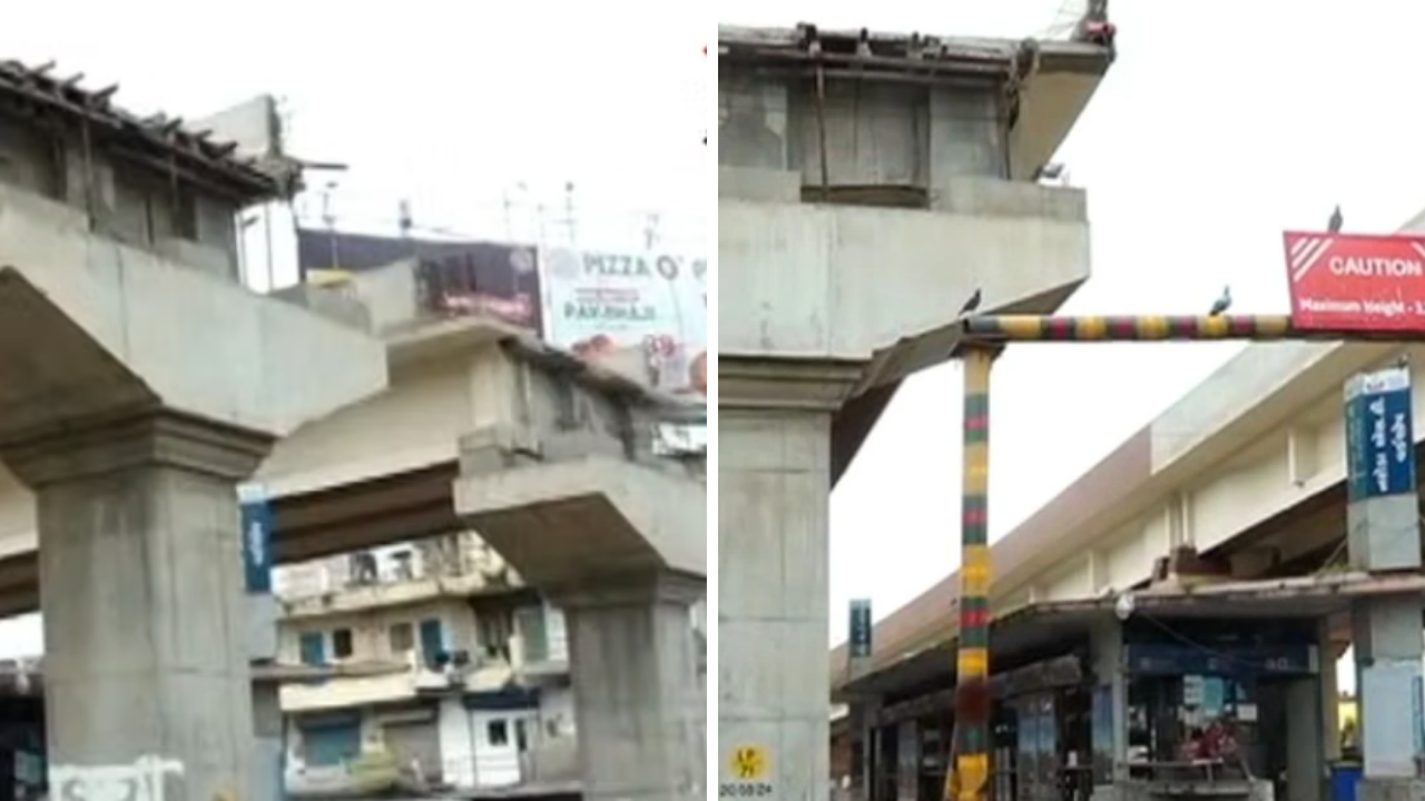 Naroda Patiya Bridge: બ્રિજ અધૂરો, પણ તૈયાર ભાગ પર કલરકામ શરૂ