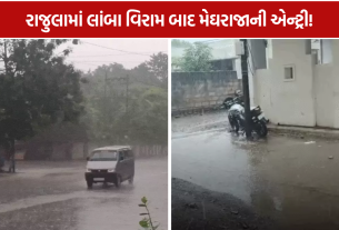 Amreli Rain: રાજુલામાં વરસ્યા મેઘરાજા, આગામી 7 દિવસ માટે આવી મોટી આગાહી