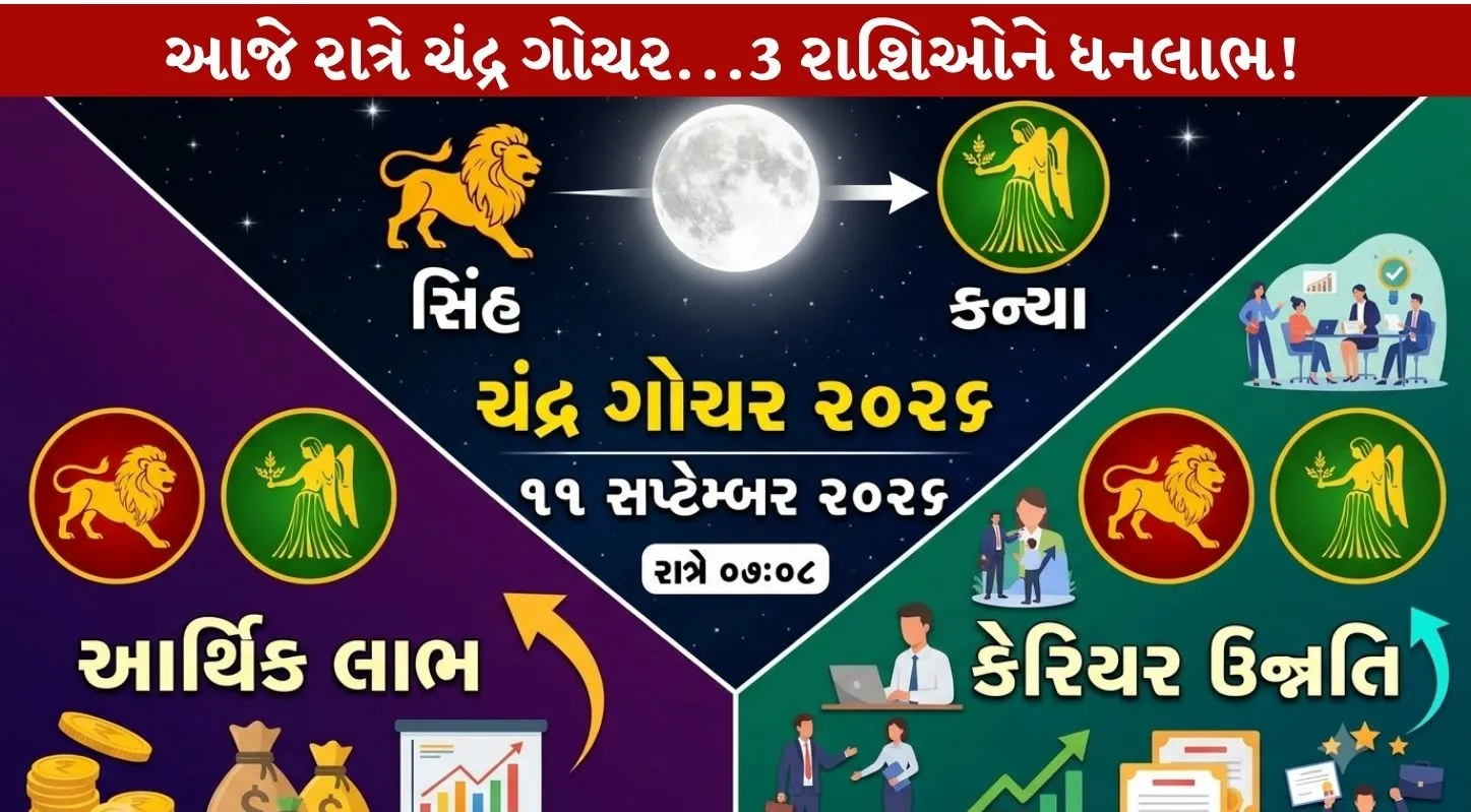 Chandra Gochar 2026 થી 3 રાશિઓને આર્થિક લાભ!