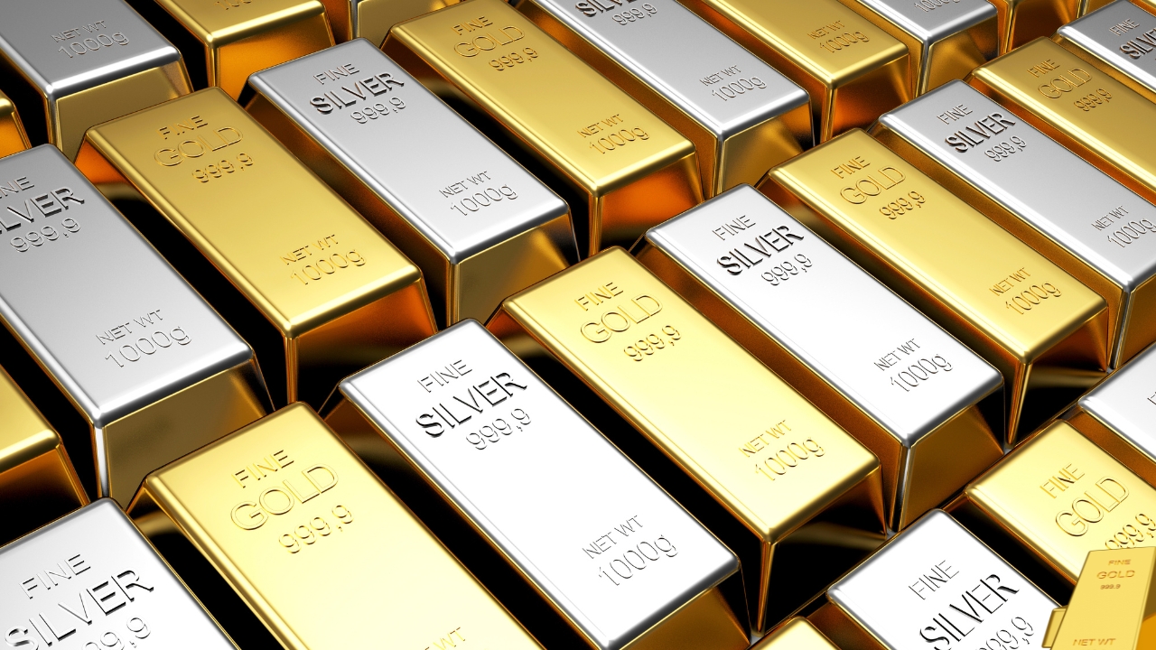 Gold and silver price drop