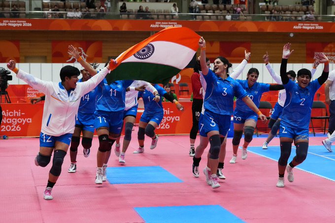 Asian Games 2026: Indian Women's Kabaddi Teamએ જીત્યો ગોલ્ડ