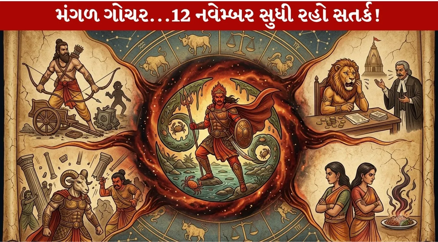Mangal Gochar 2026 થી 4 રાશિઓ 18 સપ્ટેમ્બરથી સાવધાન!