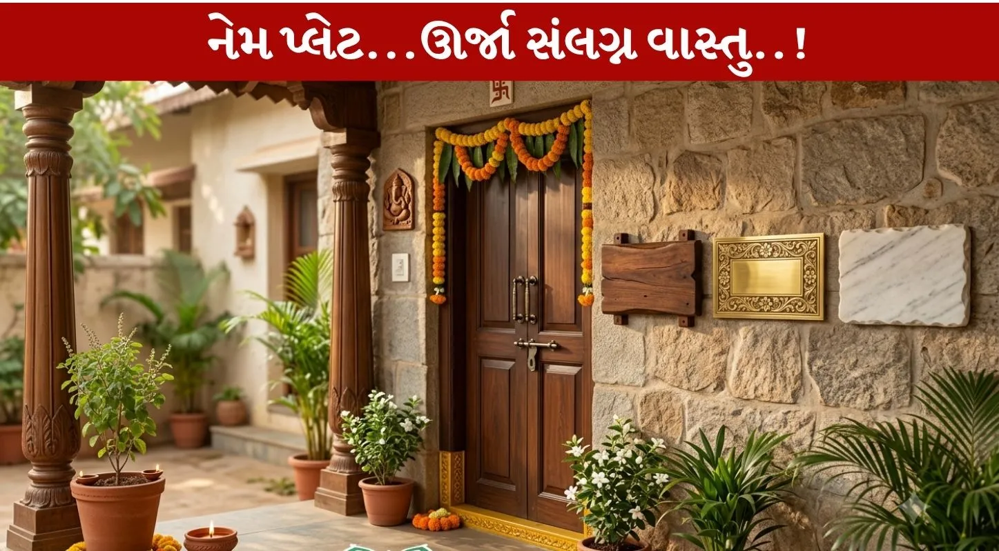 Name Plate Vastu...ઘરની ઊર્જાની દ્યોતક તમારા નામની તકતી!