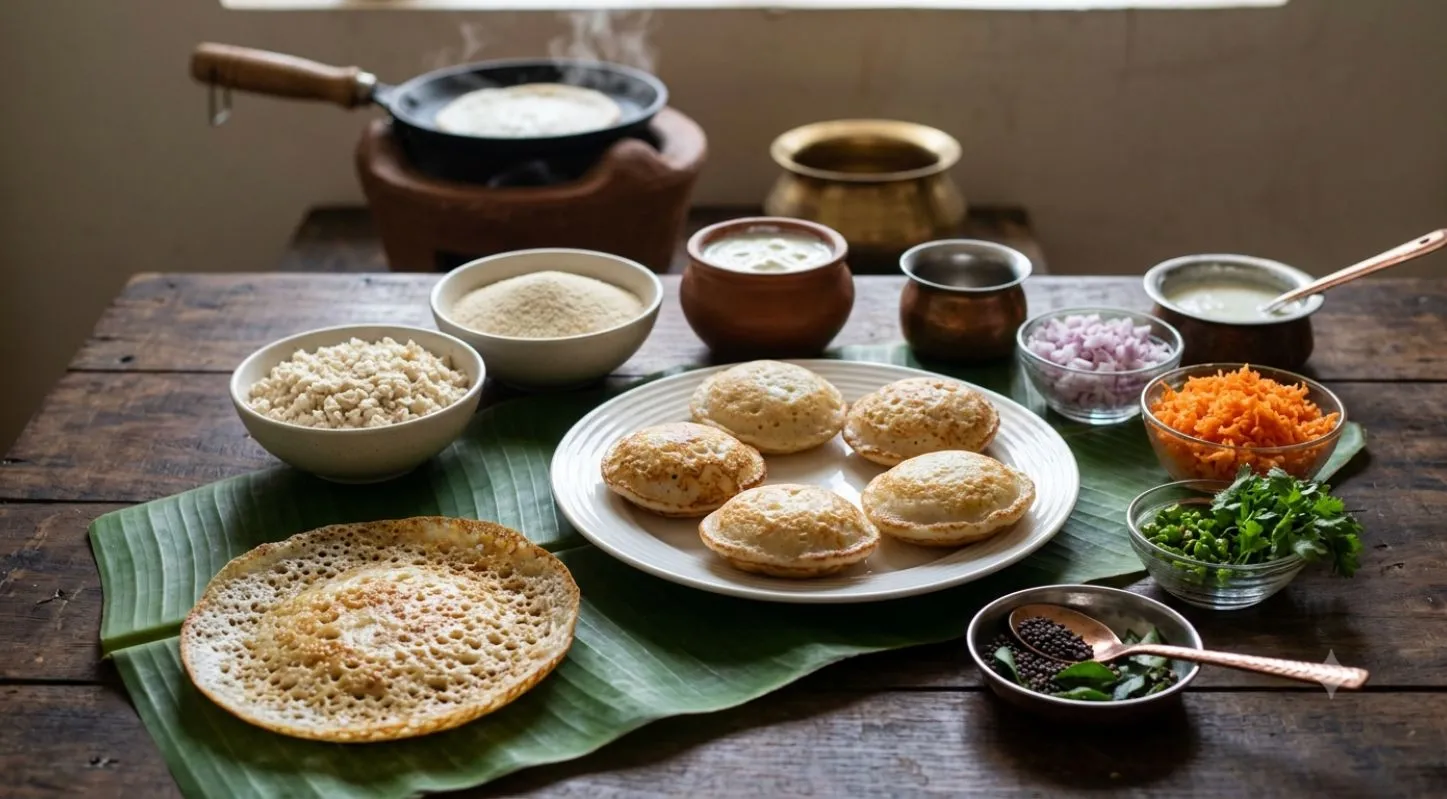 Oats Appam Ingredients