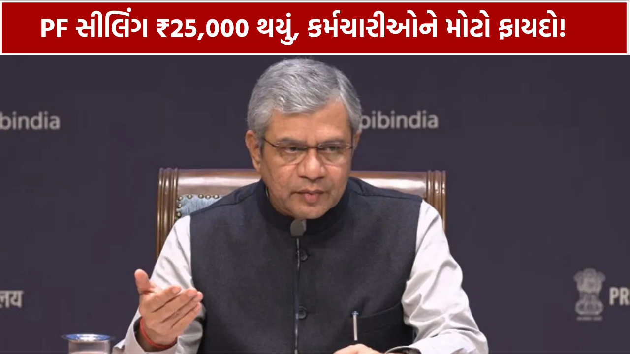 EPF Wage Ceiling ₹25,000: 51 લાખ કર્મચારીઓને મોટો ફાયદો