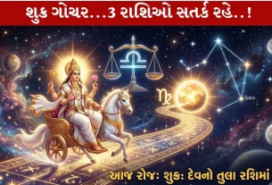 Shukra Gochar 2026...3 રાશિઓ રહે સતર્ક..!