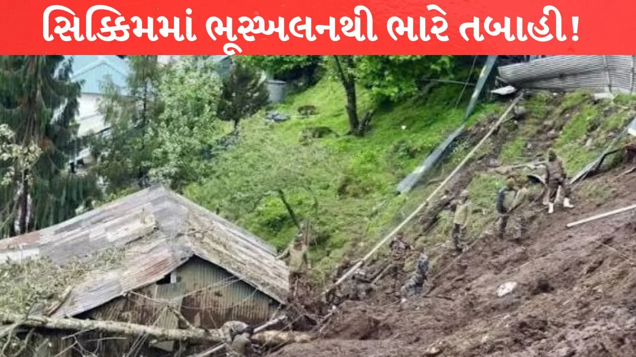 Sikkim Landslide Massive devastation