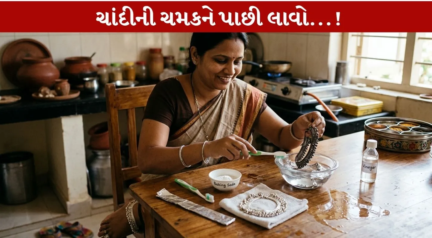 Silver Cleaning Tips...કાળી પડેલી ચાંદીને ફરી ચમકાવો!