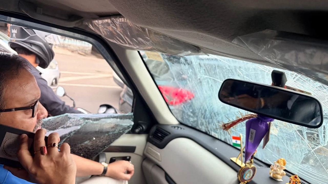 west-bengal-tmc-mla-kunal-ghosh-car-attack
