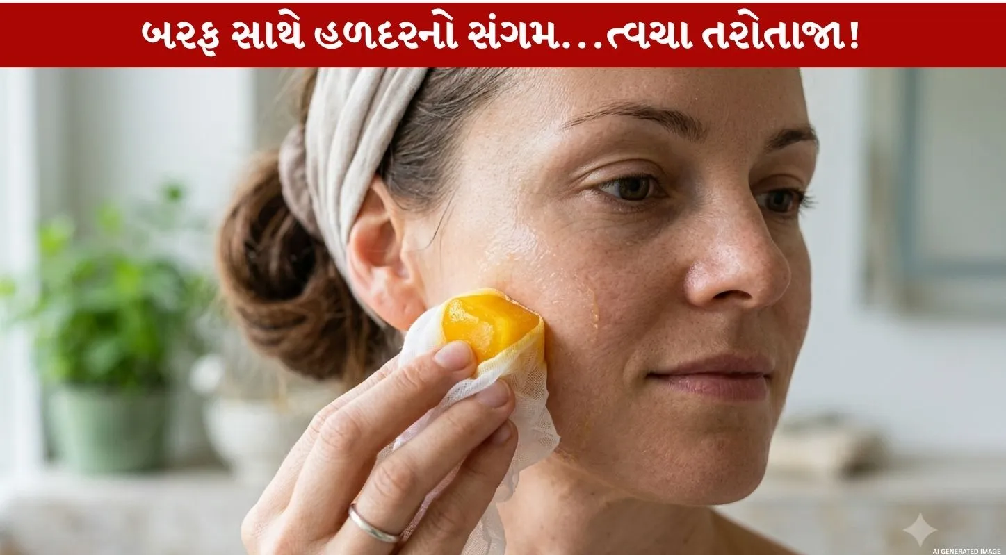 ગરમીમાં ચહેરાને તરત જ મળશે ઠંડક…હળદરના આઇસ ક્યૂબ્સ બનાવવાની સહેલી રીત..!